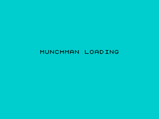 Munch-Man title screen for ZX Spectrum